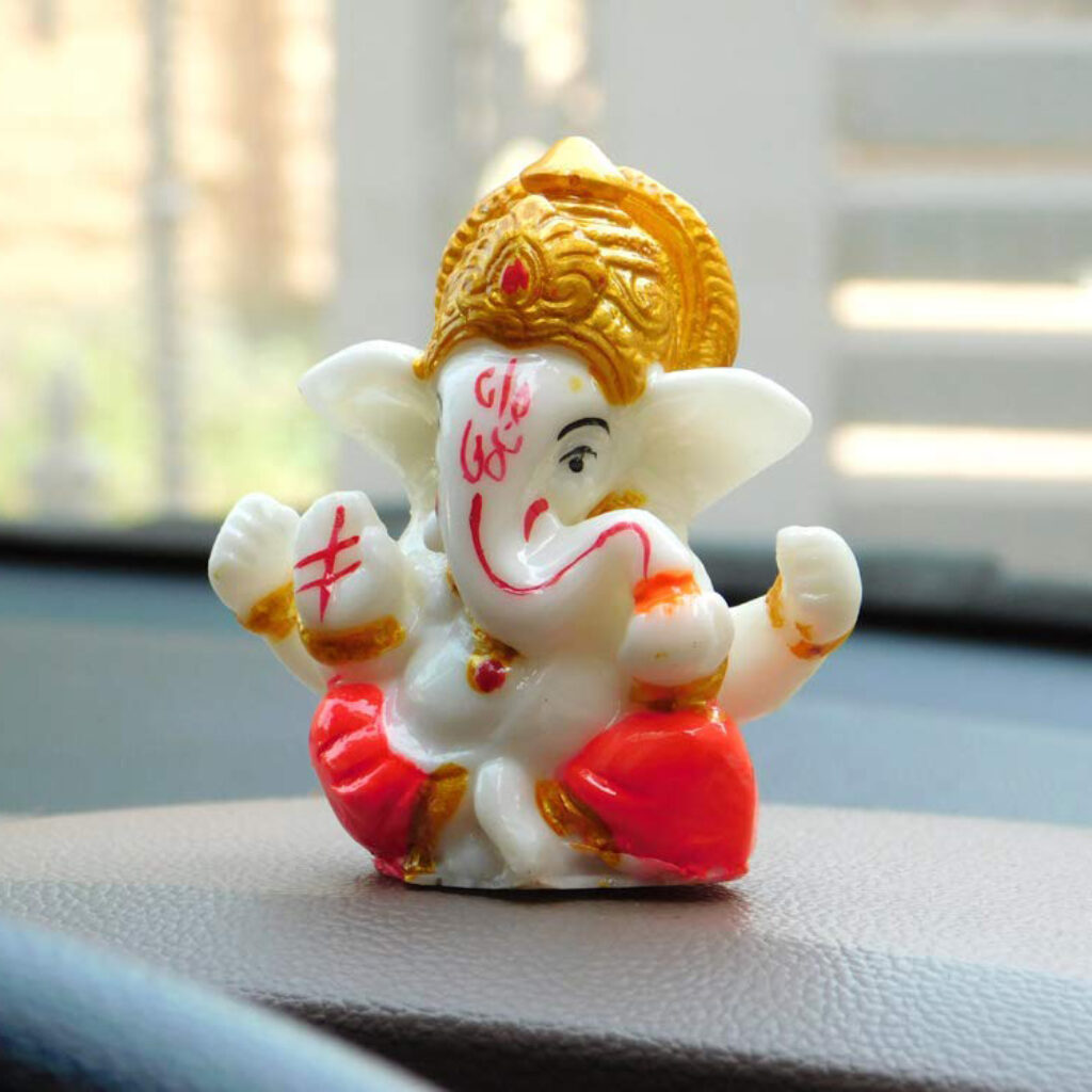 Ganpati for Car Dashboard Buy Ganesh Idol For Decor, Gifts Craftam