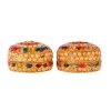 Craftam Decorative Jewelry Dibbi, Vanity Box, Sindoor Dabbi, Kumkum Box for Wedding ((Pack of 2) - Image 6