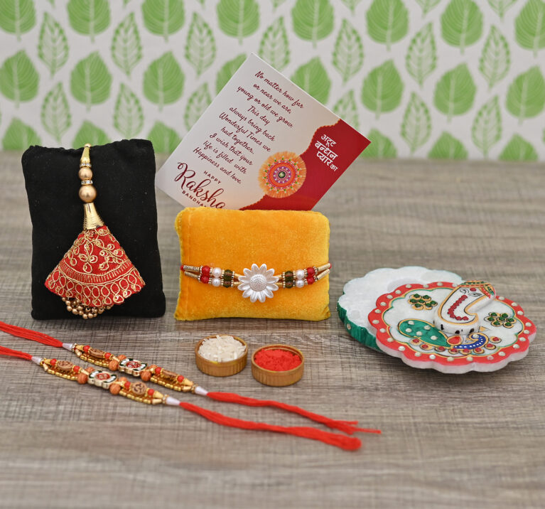 Rakhi with gifts for brother Sent Rakhi with Premium quality Gifts