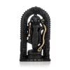 Metal Shree Ram Lalla Murti in Ayodhya Mandir Ramlalla Temple Idol Ram Lalla Statue for Pooja Home Decor (Hight : 4.5 Inch, Black) - Image 2
