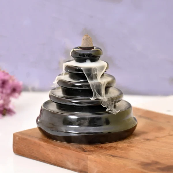 Backflow Smoke Fountain Incense Holder