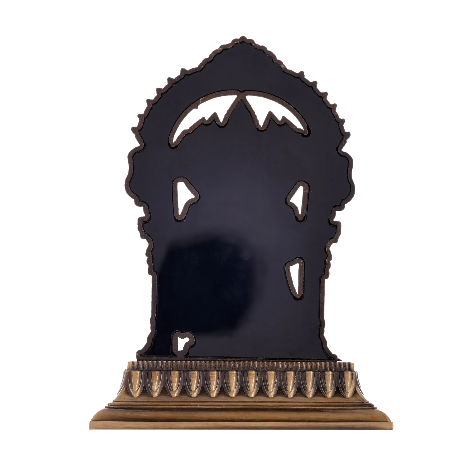 Metal Panchmukhi Hanuman Murti for Home Decor & Pooja Room, Antique Finish Hanuman Statue, Hindu Religious Murti for Temple, Office, Living Room & Gift (13x4.5x10 cm, 185g) - Image 4