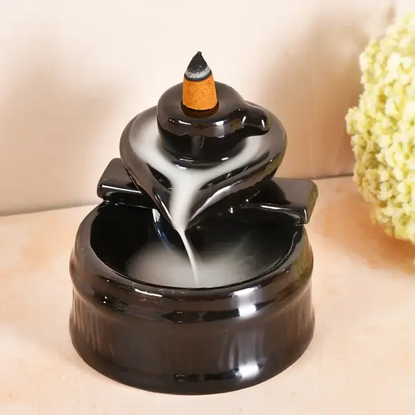 smoke fountain incense holder