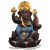 Ganesha Smoke Backflow Cone Incense Holder, Decorative Showpiece with 20 Free Smoke Backflow Scented Cone Incenses for Gift