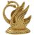 Craftam Oxidize Metal Decorative Golden Swan Duck Shape Napkin, Tissue Paper Holder for Dining Table