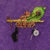 White Metal Jai Shree Krishna with Om and Peacock Pankh Design Key Holder