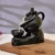 Ceramic Ketal Shape Backflow Incense Holder for Home Decor Gifts with 30 Smoke Cones