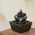 Ceramic Backflow Smoke Waterfall Burner for Home Decor Gifts with 20 Smoke Cones