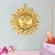 Metal Sun Face Wall Hanging for Home Decor Vastu Items