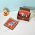 Wooden and Ceramic Made Tea Coaster Set ( Four Tea Coaster With One Holder )