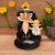 Craftam PolyResin Big Size Ganesha Smoke Backflow Cone Incense Holder with 20  Backflow Scented Cone