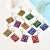 Handicraft Multicolor Keychain Keyring Diary Best for Gift and Parsonal Use. (Set of 12)