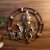 Iron Handmade Painted Round Pipe Ganesha Wall Decor