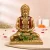 Polyresin Metal Finish Bajarangbali Statue  Hanuman Ji Murti Idols Statue For Home Temple Puja Gift (7 Inch Height)