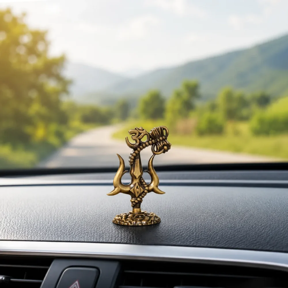 Metal Om Namah Shivay Trishul