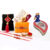Craftam Rakhi Gifts for Brother Combo Set- Marble Pooja Chopra , Raksha Bandhan Greeting , Roli Rice Pack and 4 Rakhi ( For Bhaiya , Bhabi and 2 Kids)
