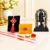 Designer Rakhi Set for Brother & Family with Ram Lalla Idol, 4 Designer Rakhis for Bhaiya Bhabhi & Kids, Roli Chawal, Greeting Card, Raksha Bandhan Gift Set for Brother (Gold, 17 cm Idol)