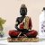 Polyresin Sitting Buddha Idol Statue Showpiece for Home Decor Decoration and Gifting