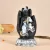 Buddha Idol for Home Decor ( Polyresin, Black Silver)