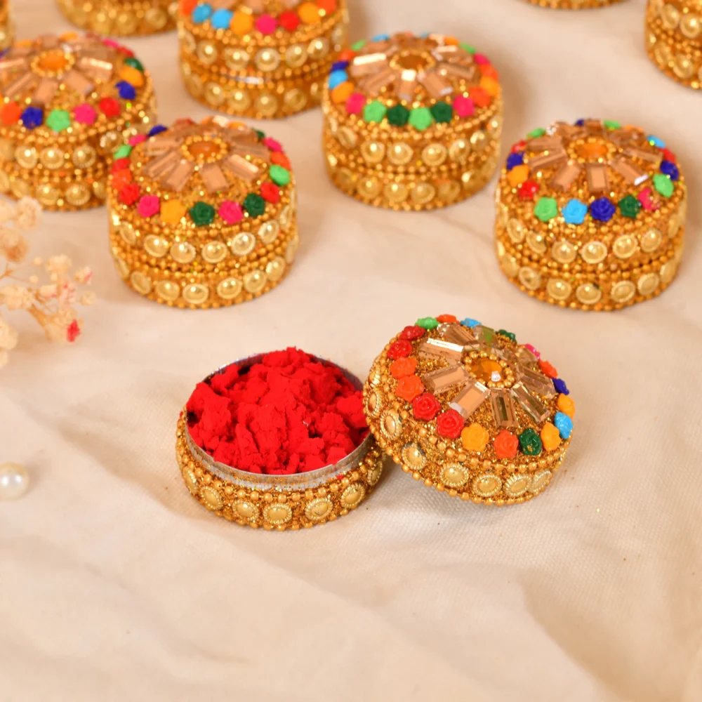 haldi kumkum container