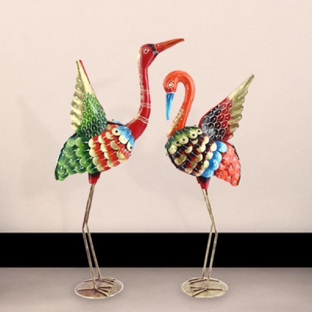 Pair of Swan couple showpiece Statue for Table Decoration (Set of  2)
