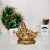 Gold Plated Antiques Finish  Ganesha  Idol for Pooja Room Decorative Showpiece for Home Decor