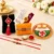 Premium Rakhi Gift Set with Handcrafted Marble Thali, 4 Designer Rakhi for Bhaiya Bhabhi & Kids with Roli Chawal, Greeting Card