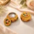Handmade Jewellery Box for women, Kumkum, Sindoor, Jewelry Storage, Return Gifts, Golden Metal Vanity Box for Home Decor, Festive Gifting (Set of 2)