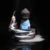 Buddha Fountain Cone Incense Holder with 10 Scented Cone Incense